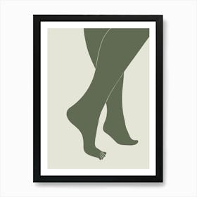 Green Legs_2455583 Art Print