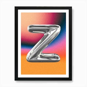 Chrome Z Poster Art Print