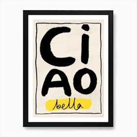 Ciao Cream Poster