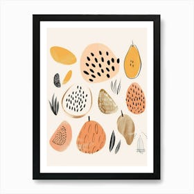 Fruit Set Art Print