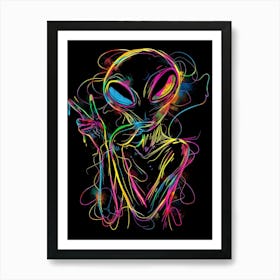 Alien Art Art Print