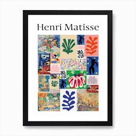 Henri Matisse Cutout Collage Art Print