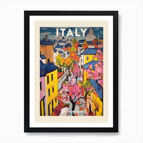 Padua Italy 2 Fauvist Painting Travel Poster Art Print