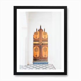 Moroccan Wood Door 2 Art Print