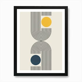 Contemporary modern art 52 Art Print