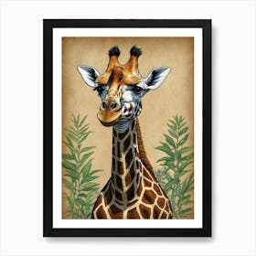 Giraffe 11 Art Print