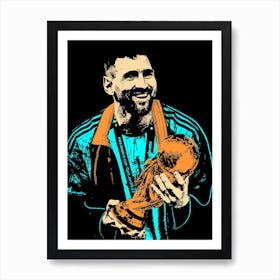 Lionel Messi argentina Art Print