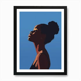 Silhouette Of A Woman 48 Art Print