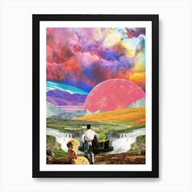 Where Rivers Meet Art Print