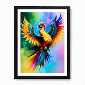 Colorful Phoenix 2 Poster