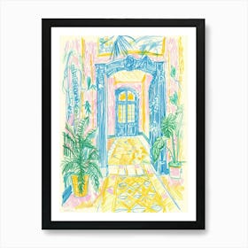 Doors And Gates Collection Sintra, Portugal 3 Art Print