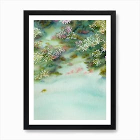 Acropora Plana Ii Storybook Watercolour Art Print