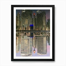 Reflections Of Darling Harbour Art Print