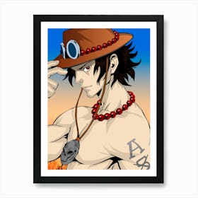 One Piece Wallpaper 2 Art Print