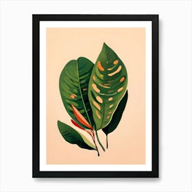 Tropical Leaves 2 Art Print