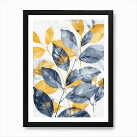 Yellow Leaves Canvas Print Art Print