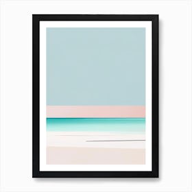 Diani Beach Kenya Simplistic Tropical Destination Art Print