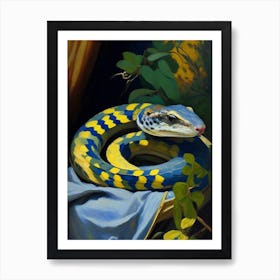 Dione Rat Snake Painting Art Print