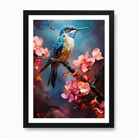 Aviary Bliss Bird In Serenity Art Print