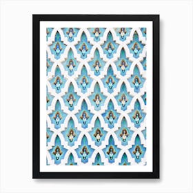 Moroccan Tile Pattern Art Print