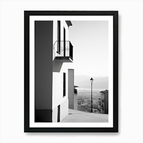 Granada, Spain, Black And White Photography 1 Art Print