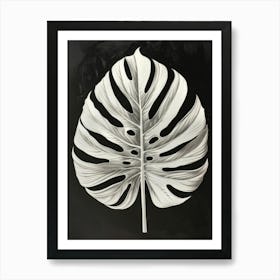 Monstera Leaf 8 Art Print