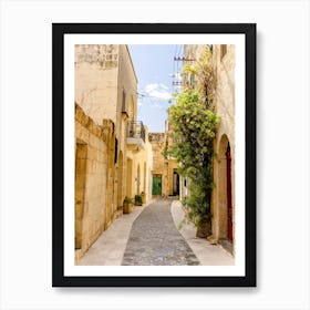 Little Street In Gozo Art Print