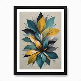 Abstract Of Flowers Art Print