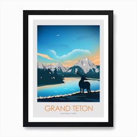 Grand Teton Art Print