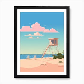 Cayman Islands Travel Illustration Art Print