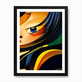 Asian Girl Art Print