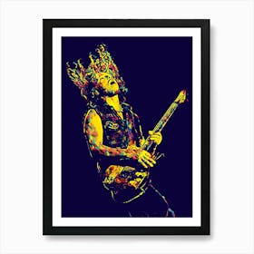 Kirk Hammett metallica band music 2 Art Print