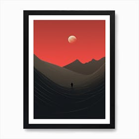 Desert Landscape Art Print