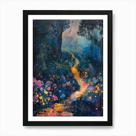 Path Through The Forest Art Print