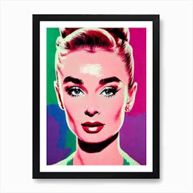 Audrey Hepburn Pop Movies Art Movies Art Print