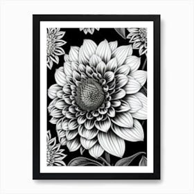 Dahlia 3 Art Print