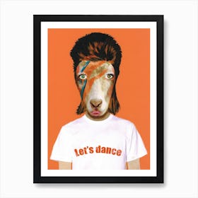 Let'S Dance Goat Art Print