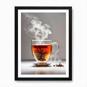 Steaming Cup Of Tea 1 Art Print