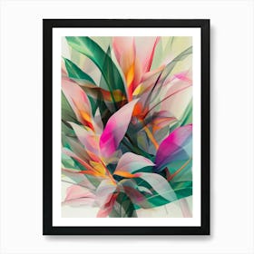 Abstract Flower Painting 12 Art Print