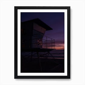 California Sunset Art Print