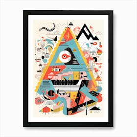 Pyramid Art Print