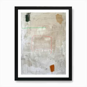 Abstract Painting 1962 Art Print