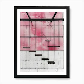 Pink Wall 1 Art Print