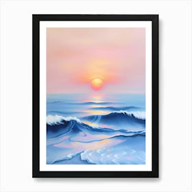 Sunset Over The Ocean 5 Poster