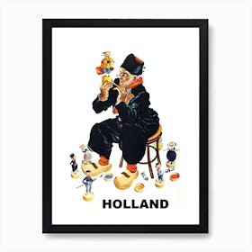 Holland, Toy Maker Art Print