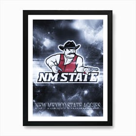 New Mexico State Aggies Art Print