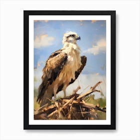 Bird Painting Osprey 2 Art Print