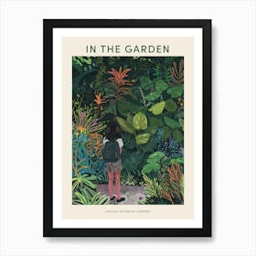 In The Garden Poster Chicago Botanical Gardens 3 Art Print