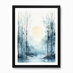 Watercolour Of Sherwood Forest   England 2 Poster