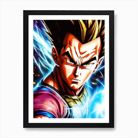 Dragon Ball Z Wallpaper 4 Art Print